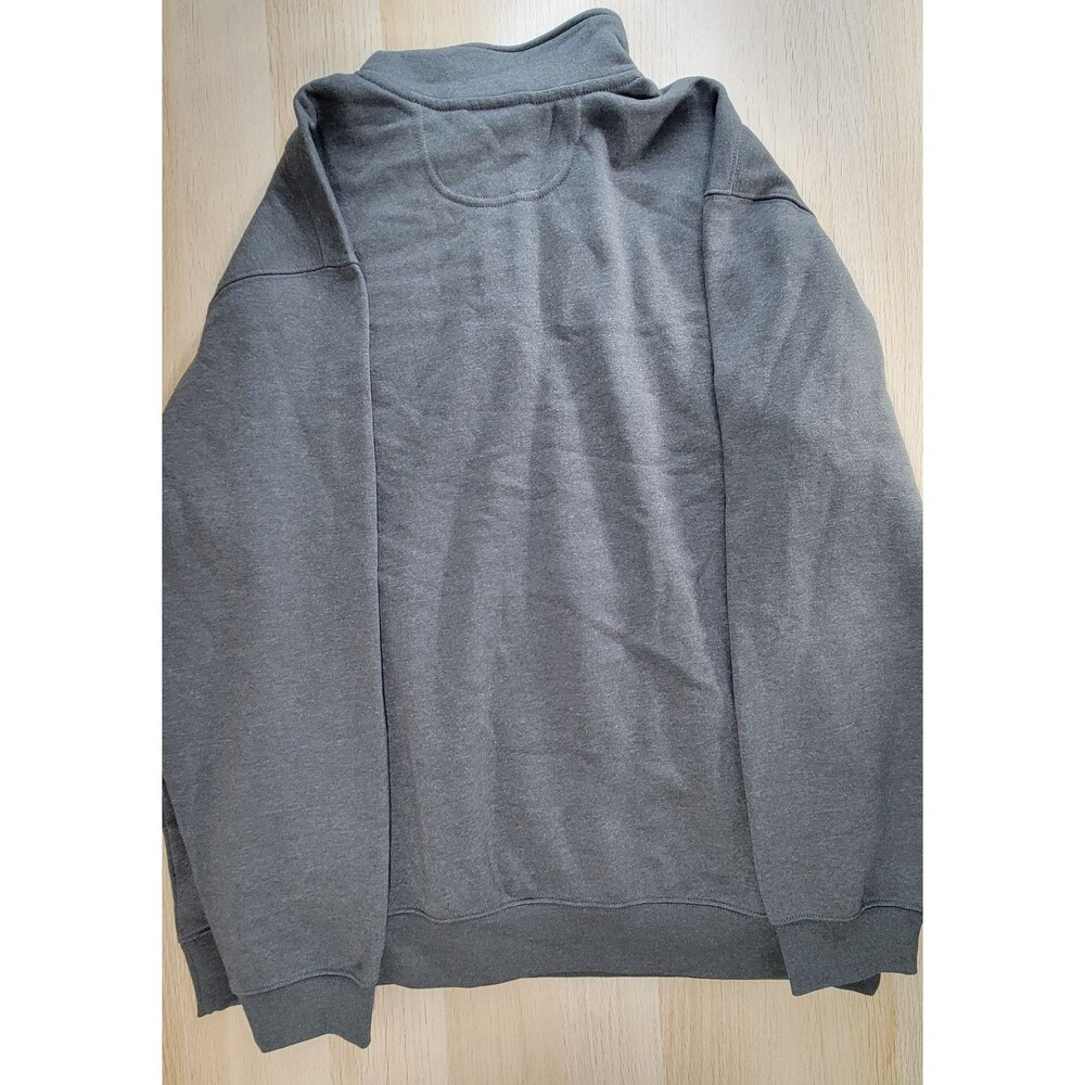 Carhartt Sweatshirt Mens 2XL Loose Midweight 1/4 Zip Mock-Neck Gray Google NWT - Picture 8 of 12